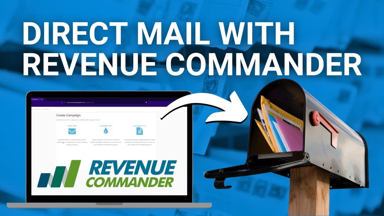 How to do Direct Mail Marketing with Revenue Commander