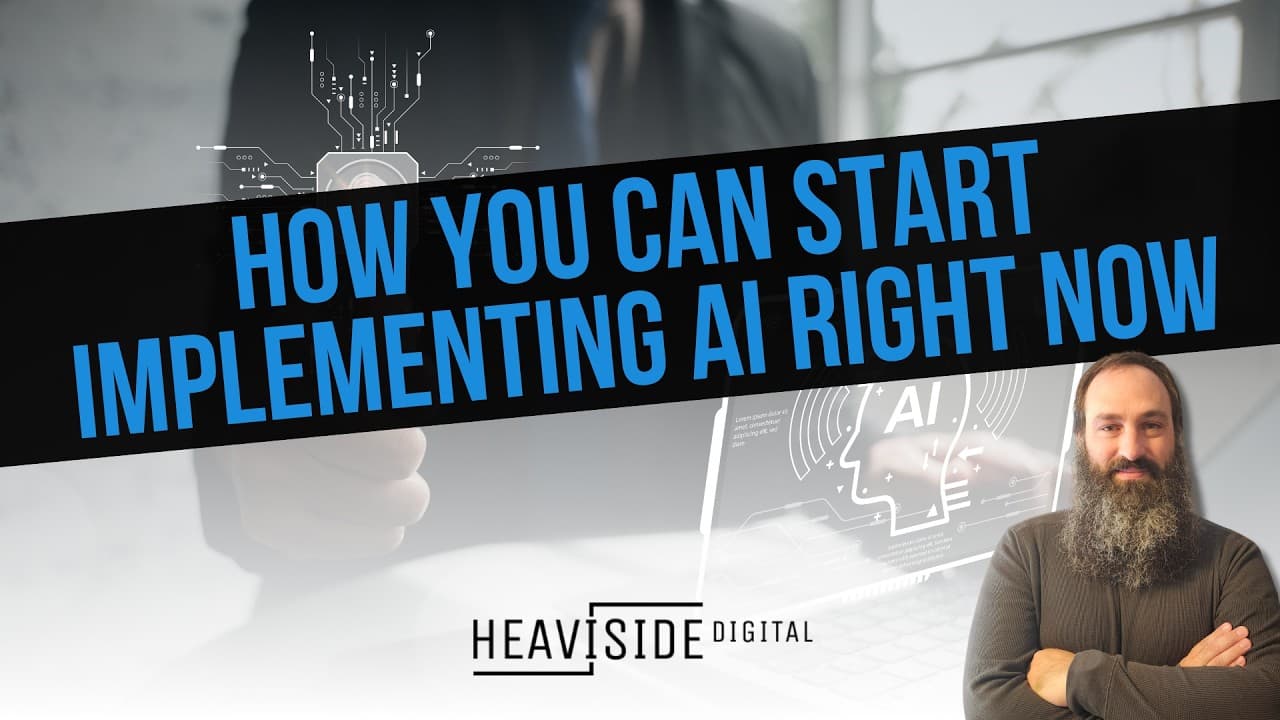 How You Can Start Implementing AI Right Now | Digital Marketing