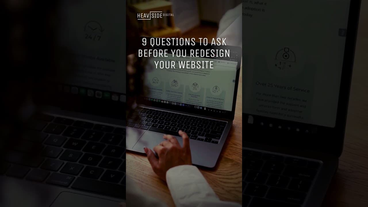 Thinking about a website redesign?
Ask these questions BEFORE you do anything!

Want to learn more a