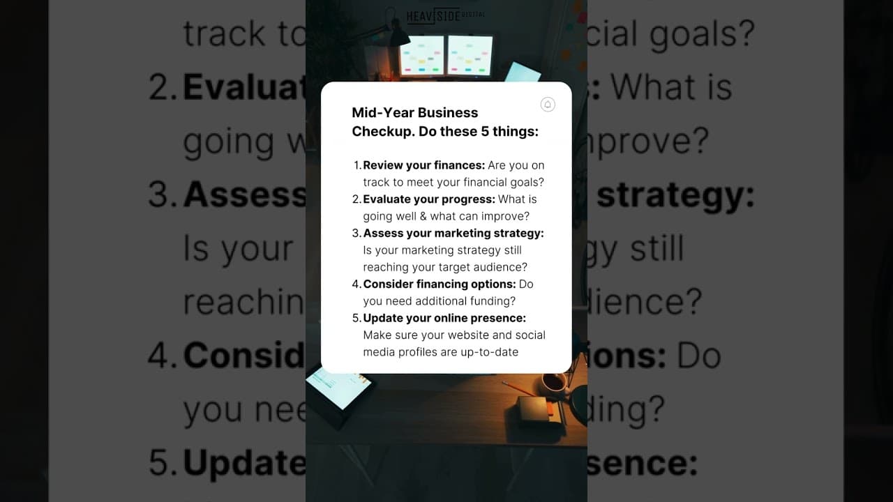 5 things to do for your mid-year checkup