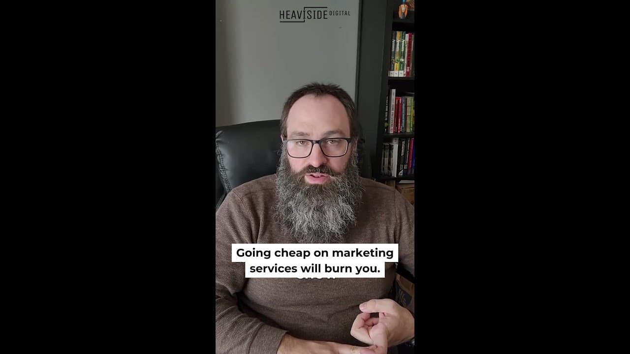 Going cheap on marketing will burn you