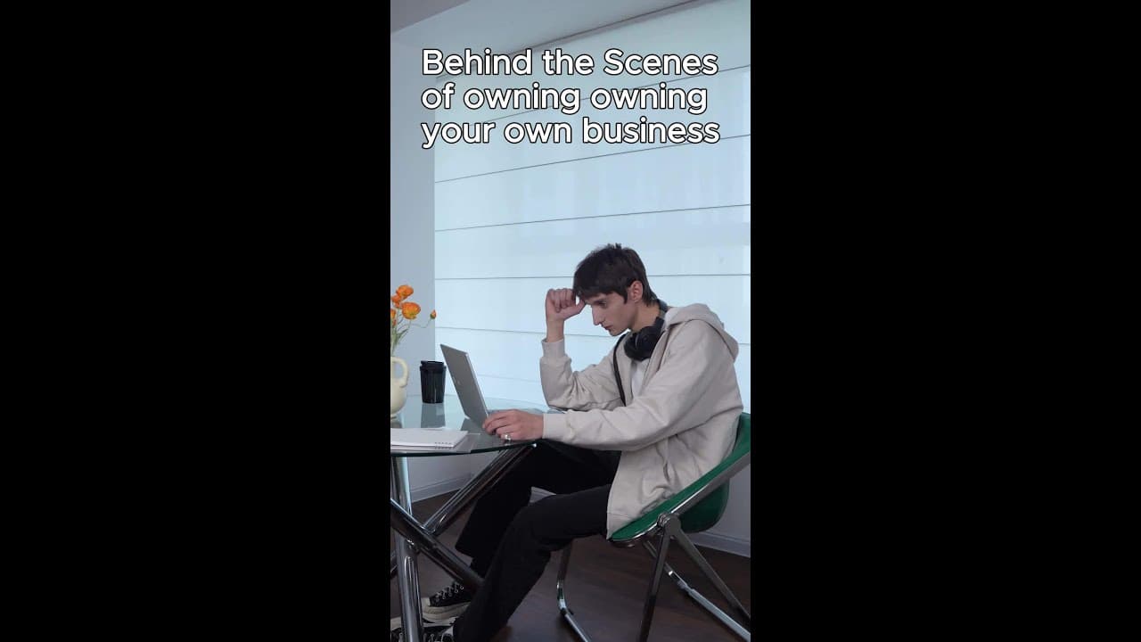 Behind the scenes of owning your own business