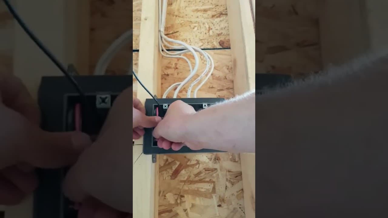 Wiring up a fixture ASMR